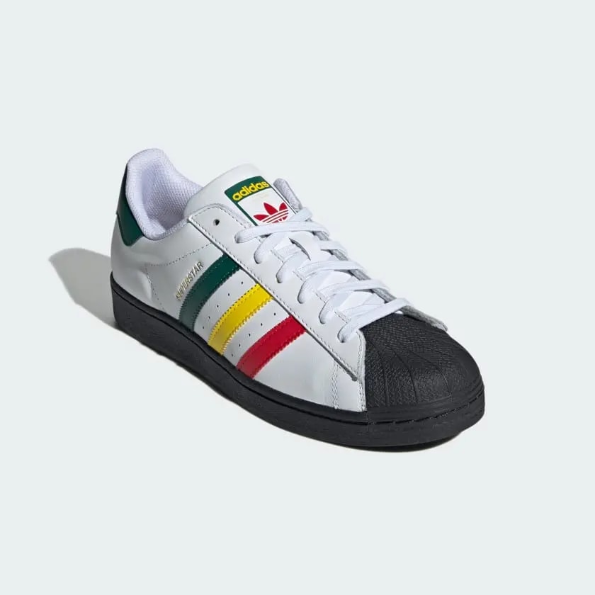 Giày Adidas Superstar 'Rasta White' IH3120 — ảnh 4