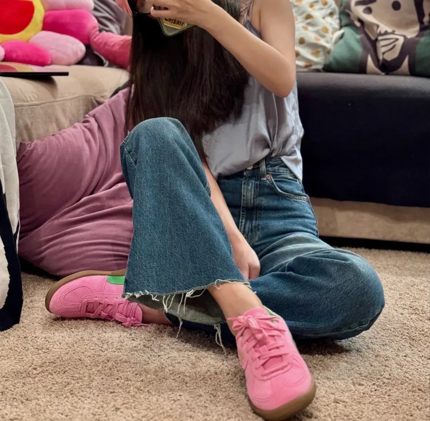 Giày Puma Palermo 'Pink Green Gum' 397549-01 — ảnh 4