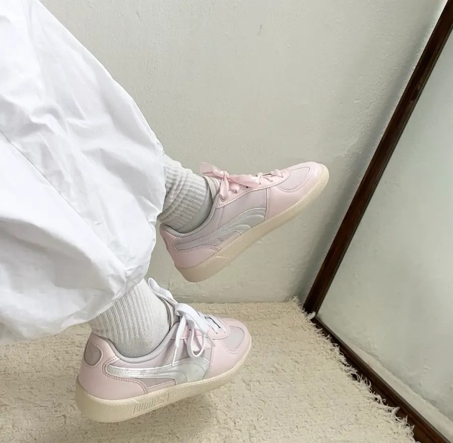 Giày Puma Palermo 'White Light Pink' 399342-01 — ảnh 3