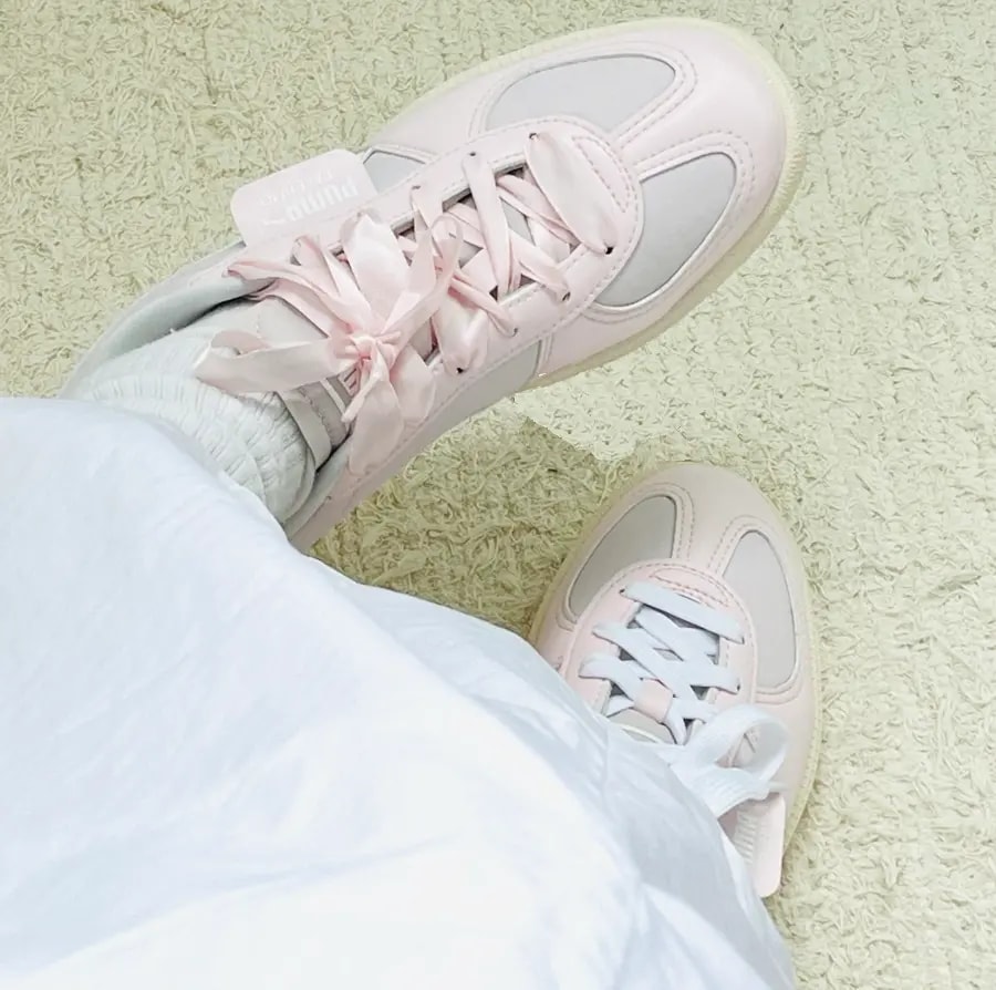 Giày Puma Palermo 'White Light Pink' 399342-01 — ảnh 4