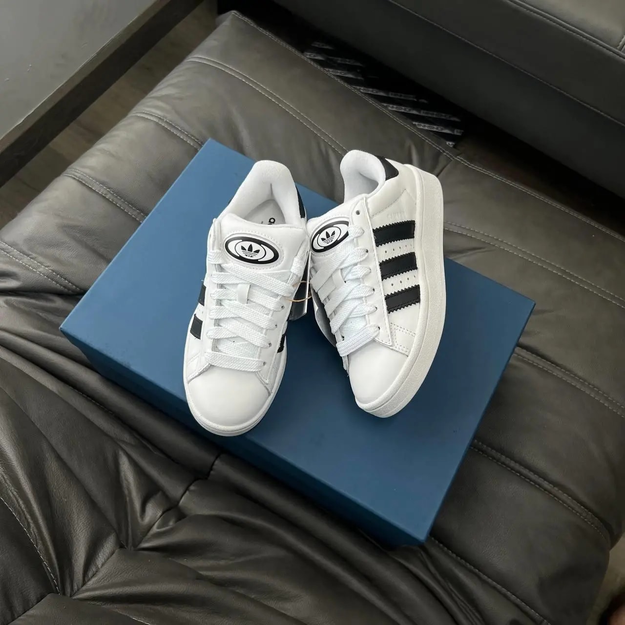Giày Adidas Campus 00s 'Black White' IG8659 — ảnh 4
