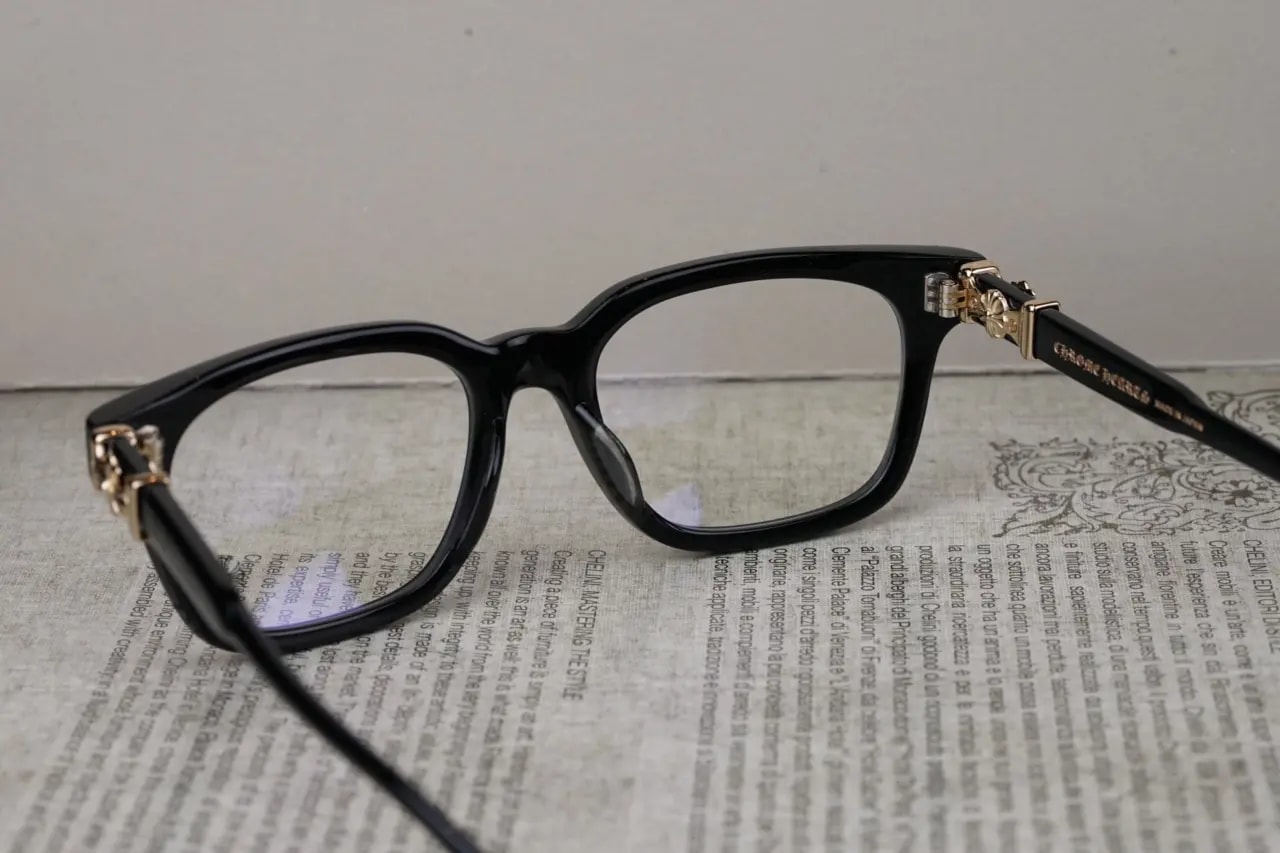 Kính Chrome Hearts COX-UCKER-BK-18KGP 'Black' — ảnh 2