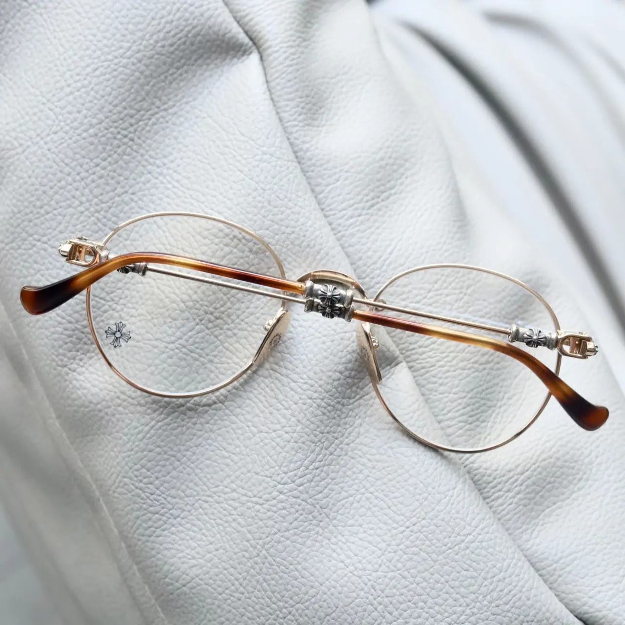 Kính Chrome Hearts Bubba A Gold Plated 'Gold' — ảnh 5
