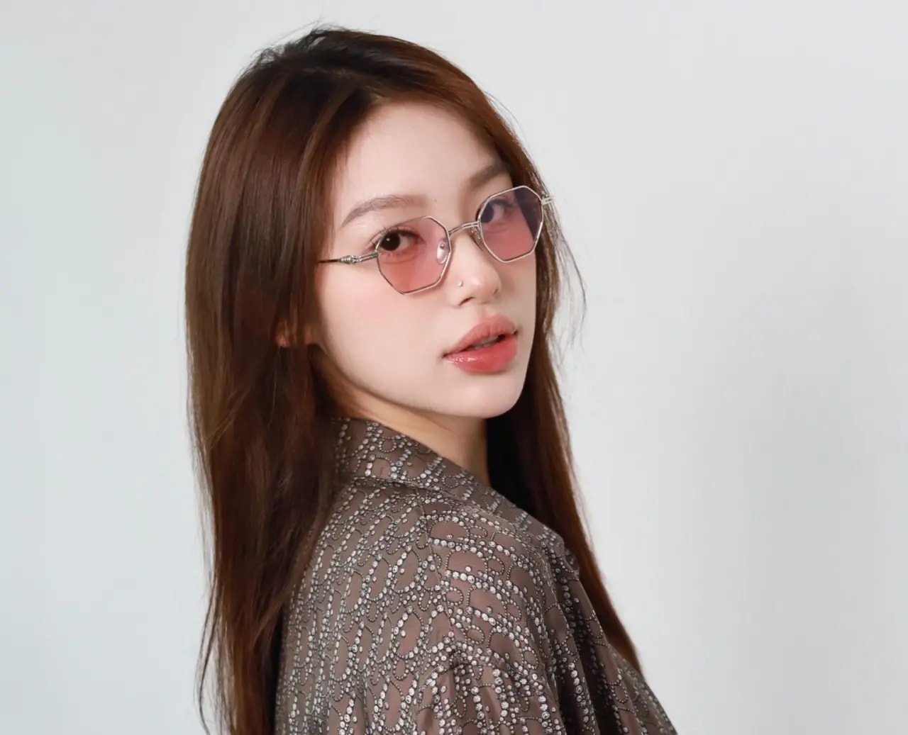 Kính Chrome Hearts Evaculation 'Silver Pink' — ảnh 2