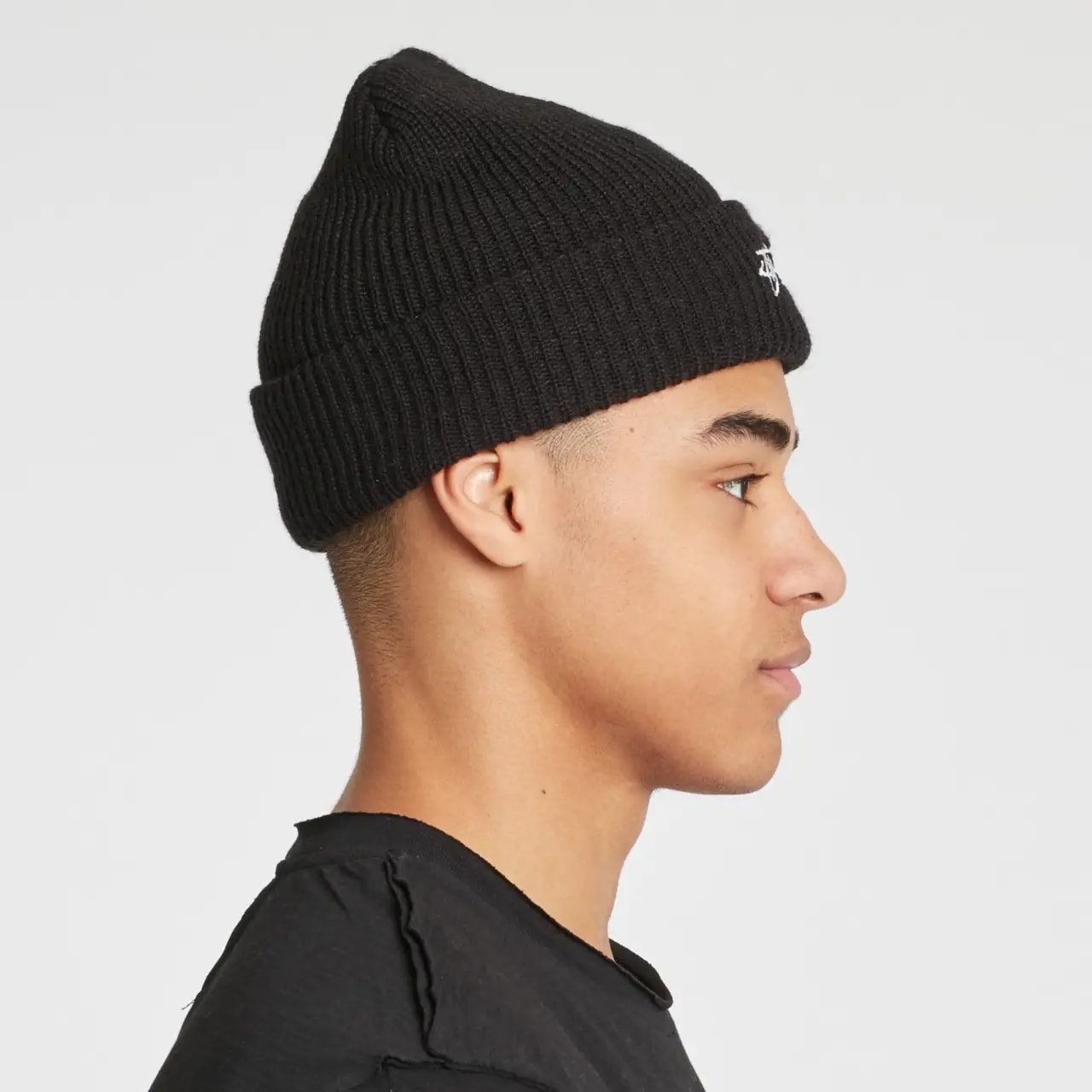Mũ Stussy Stock Cuff Beanie 'Black' — ảnh 5