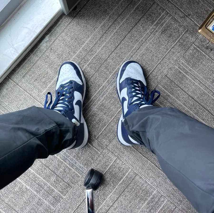 Giày Nike Dunk High 'Championship Navy' DB2179-104 — ảnh 5