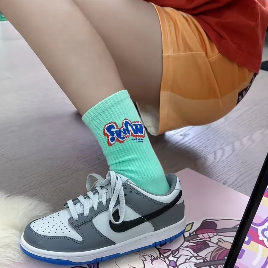 Giày Nike Dunk Low GS 'Cool Grey Photo Blue' FB9109-001 — ảnh 5