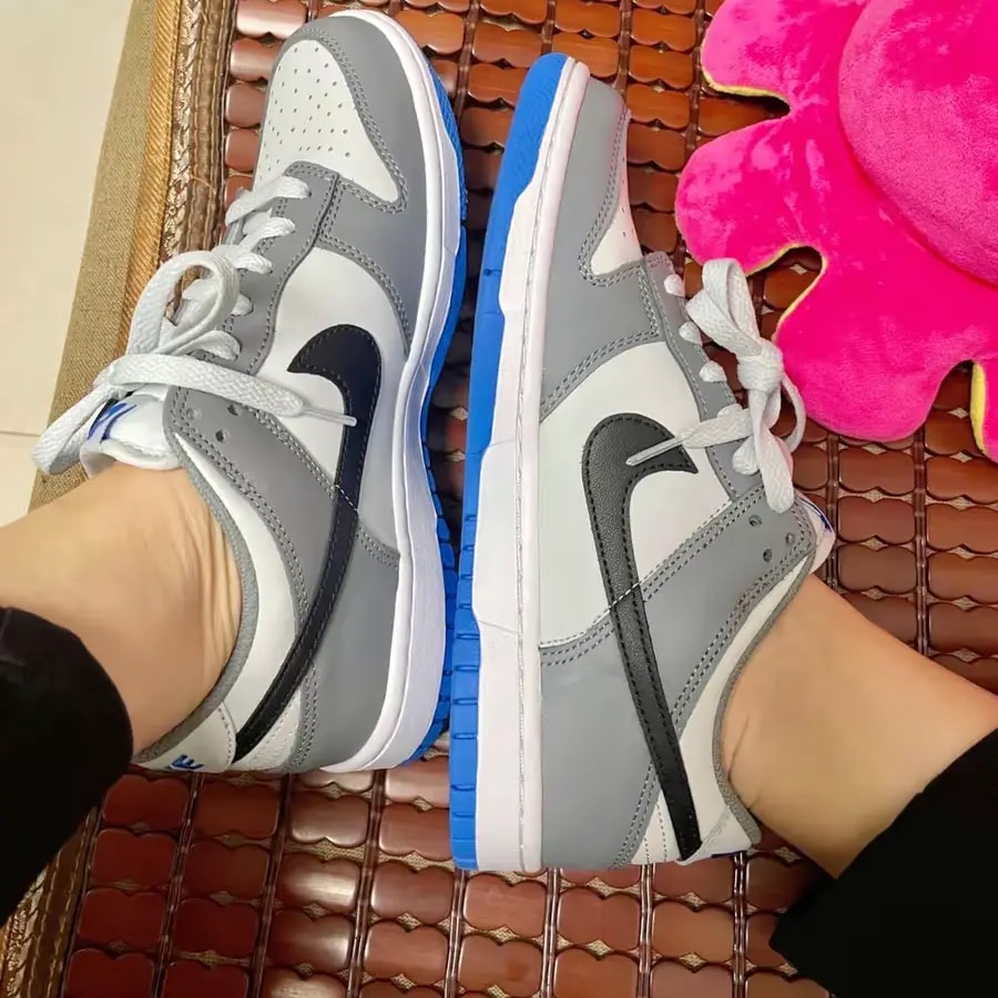 Giày Nike Dunk Low GS 'Cool Grey Photo Blue' FB9109-001 — ảnh 2