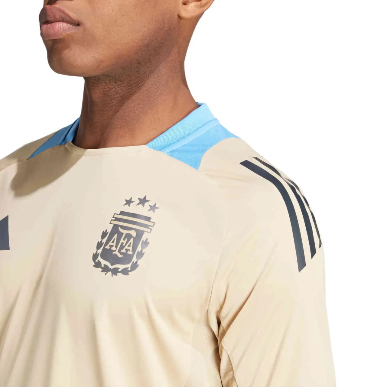 Áo Adidas Argentina Training Jersey 'Beige' IQ0816 — ảnh 2