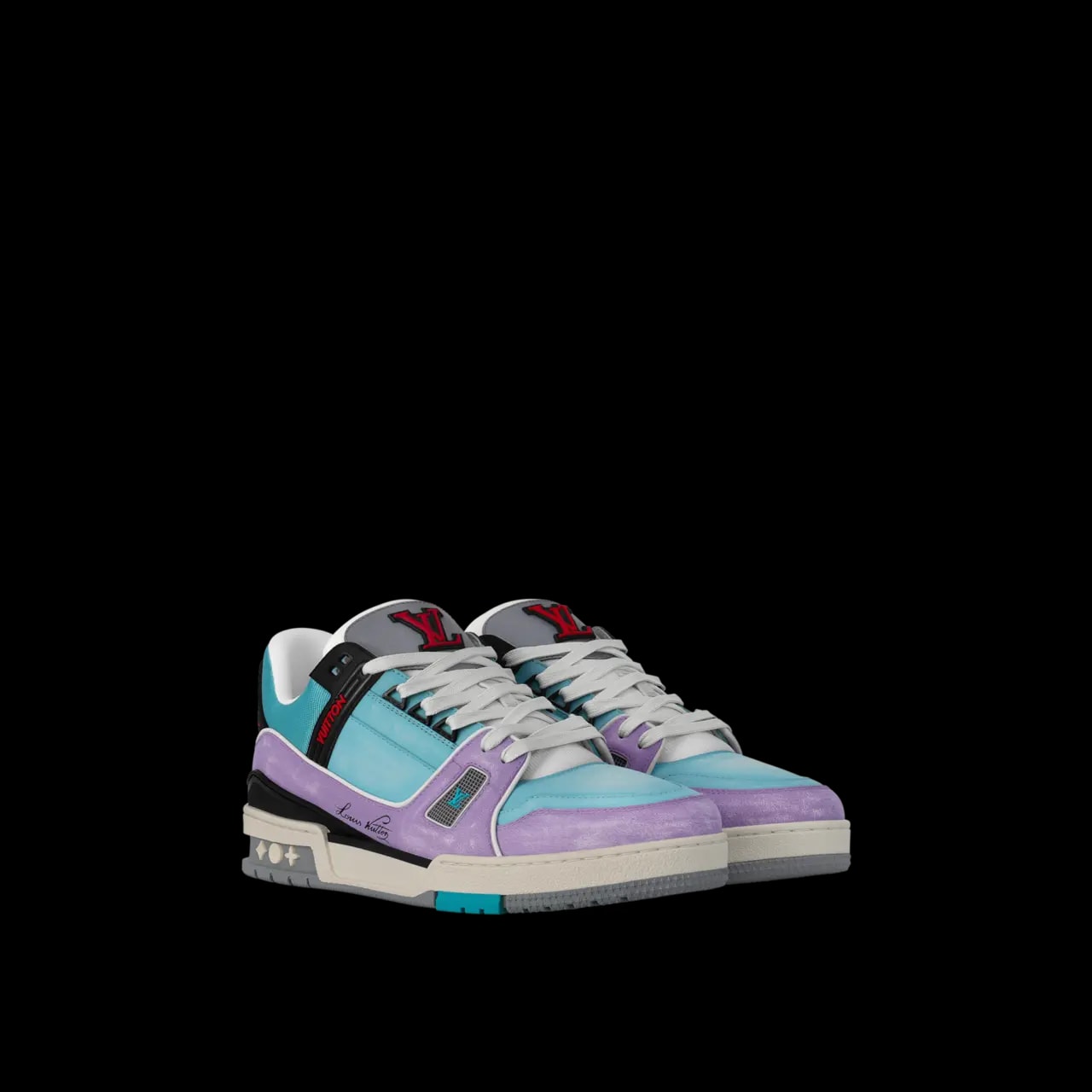 Giày Louis Vuitton LV Trainers 'Multicolor' 1ACEGB — ảnh 2