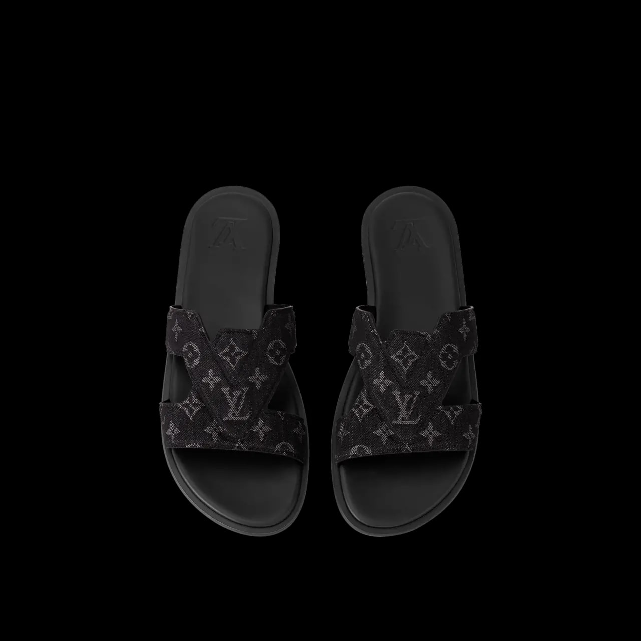 Dép Louis Vuitton LV Oasis Mules 'Black' 1AC699 — ảnh 4