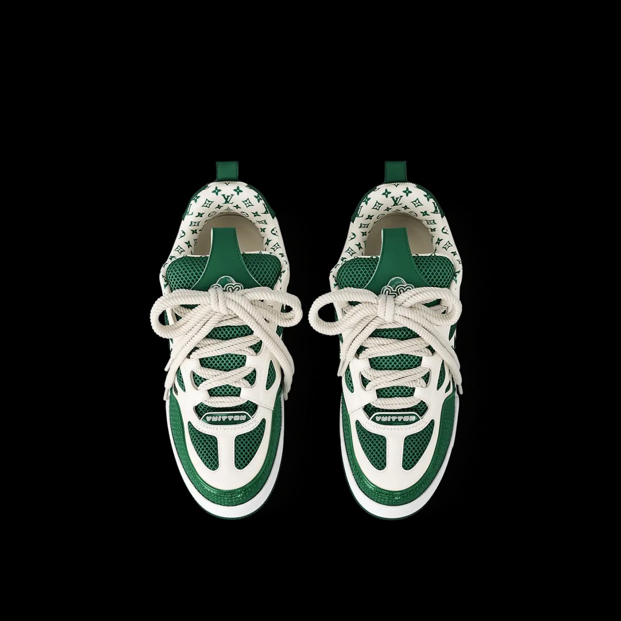 Giày Louis Vuitton LV Skate Trainers 'Green' 1AC521 — ảnh 3