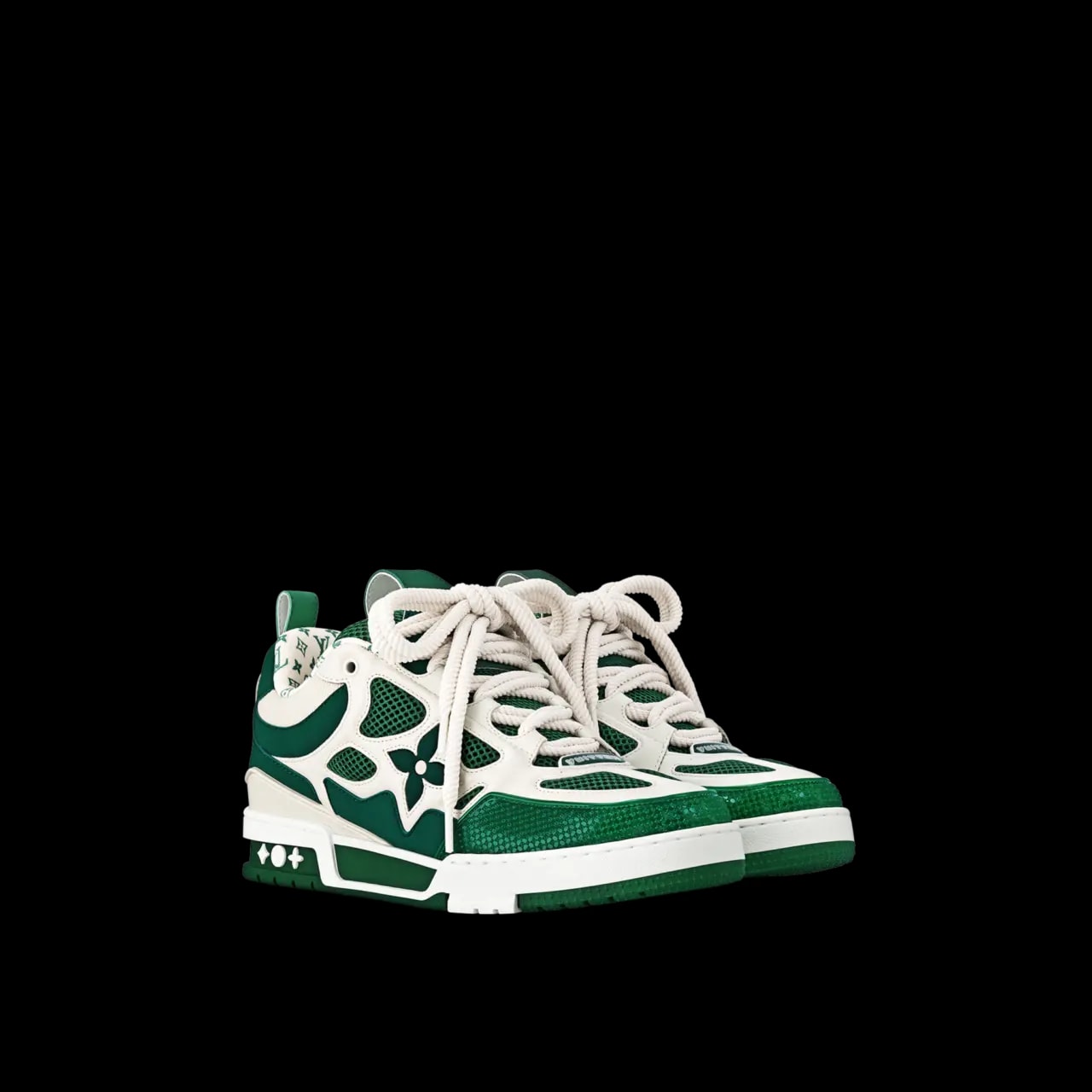 Giày Louis Vuitton LV Skate Trainers 'Green' 1AC521 — ảnh 2