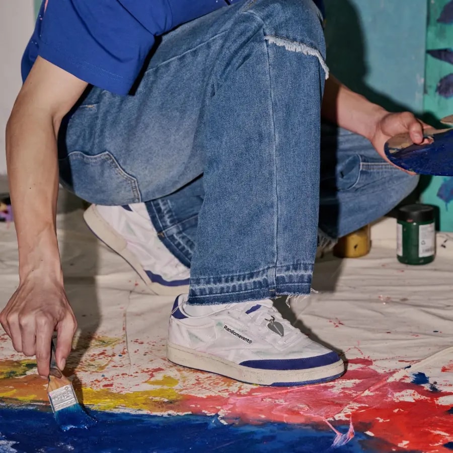 Giày Reebok Club C x Randomevent 'White' 100210109 — ảnh 3