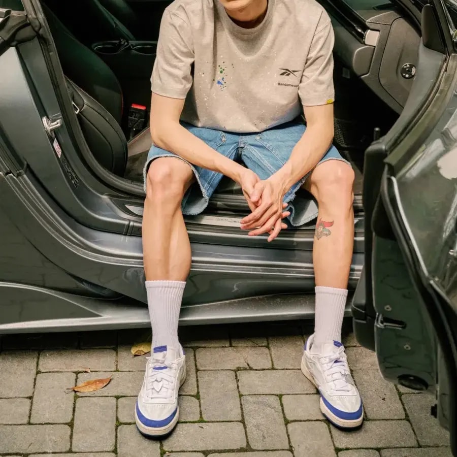 Giày Reebok Club C x Randomevent 'White' 100210109 — ảnh 5