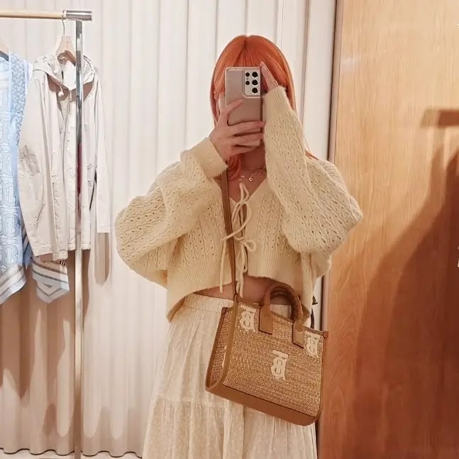Túi Burberry Mini Freya Tote 'Natural' 80538941 — ảnh 3