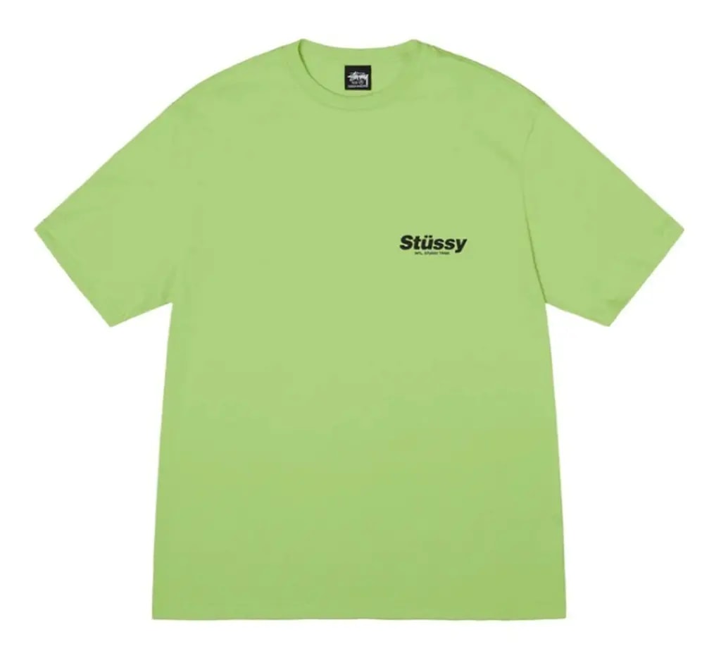 Áo Stussy Rabbit Hole Tee 'Teal' — kich-thuoc: L