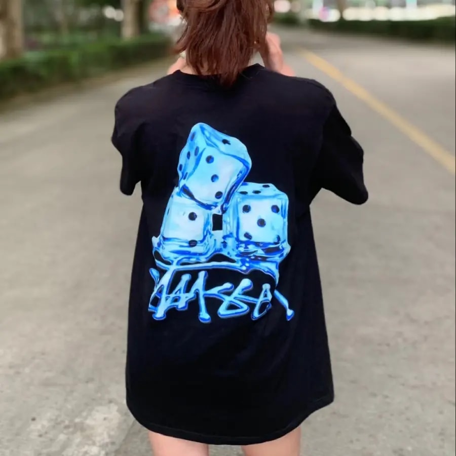 Áo Stussy Melted Tee 'Black' — ảnh 2