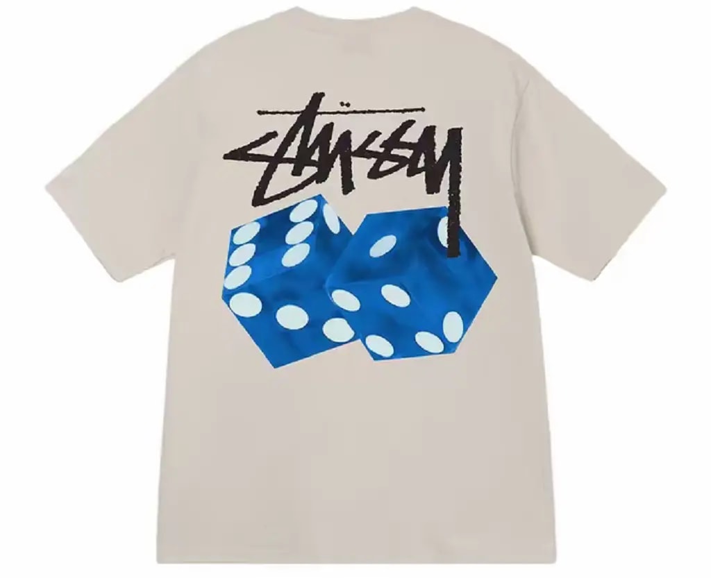 Áo Stussy Diced Out Tee ‘Grey’ — kich-thuoc: L