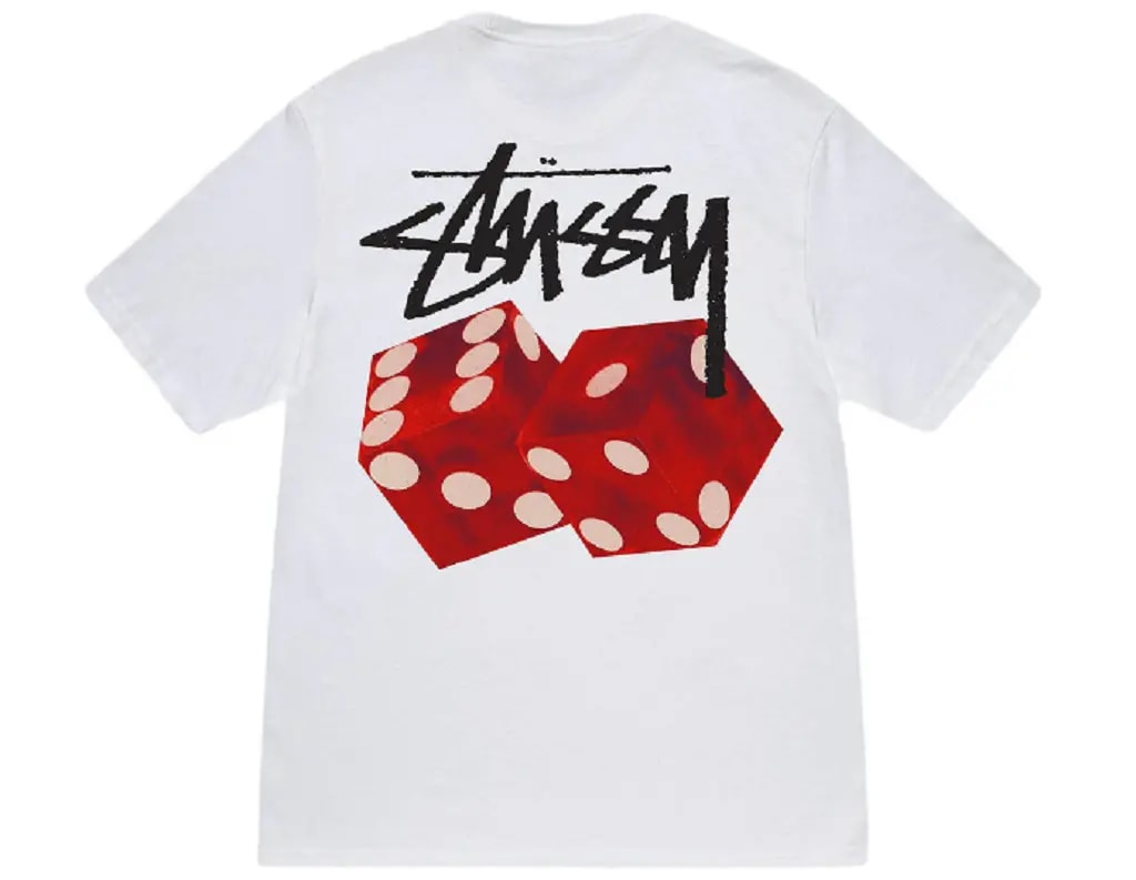 Áo Stussy Diced Out Tee 'White' — kich-thuoc: L