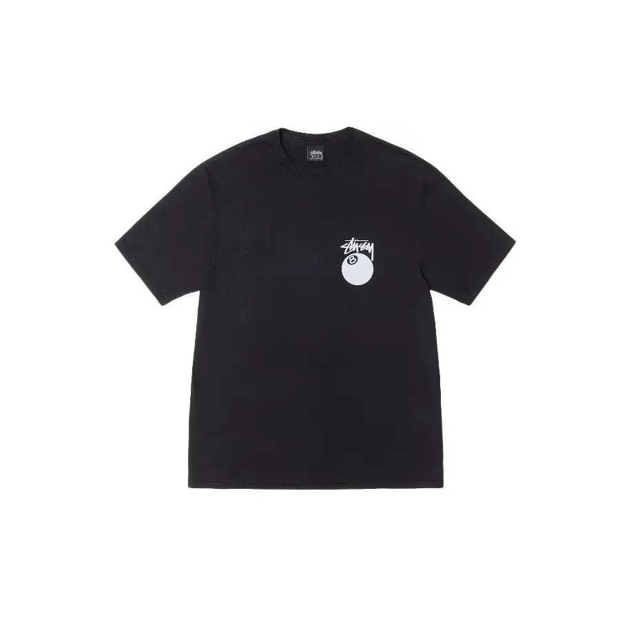 Áo Stussy 8 Ball Tee Pigment Dyed 'Black' — ảnh 2