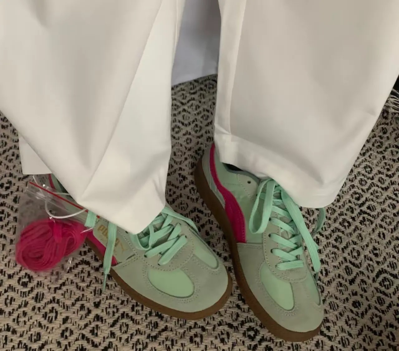 Giày Puma Palermo OG 'Light Mint Orchid' 383011-07 — ảnh 5
