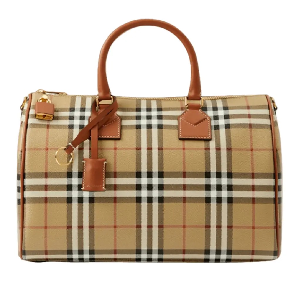 Túi Burberry Check Medium Bowling 'Archive Beige' 80713551