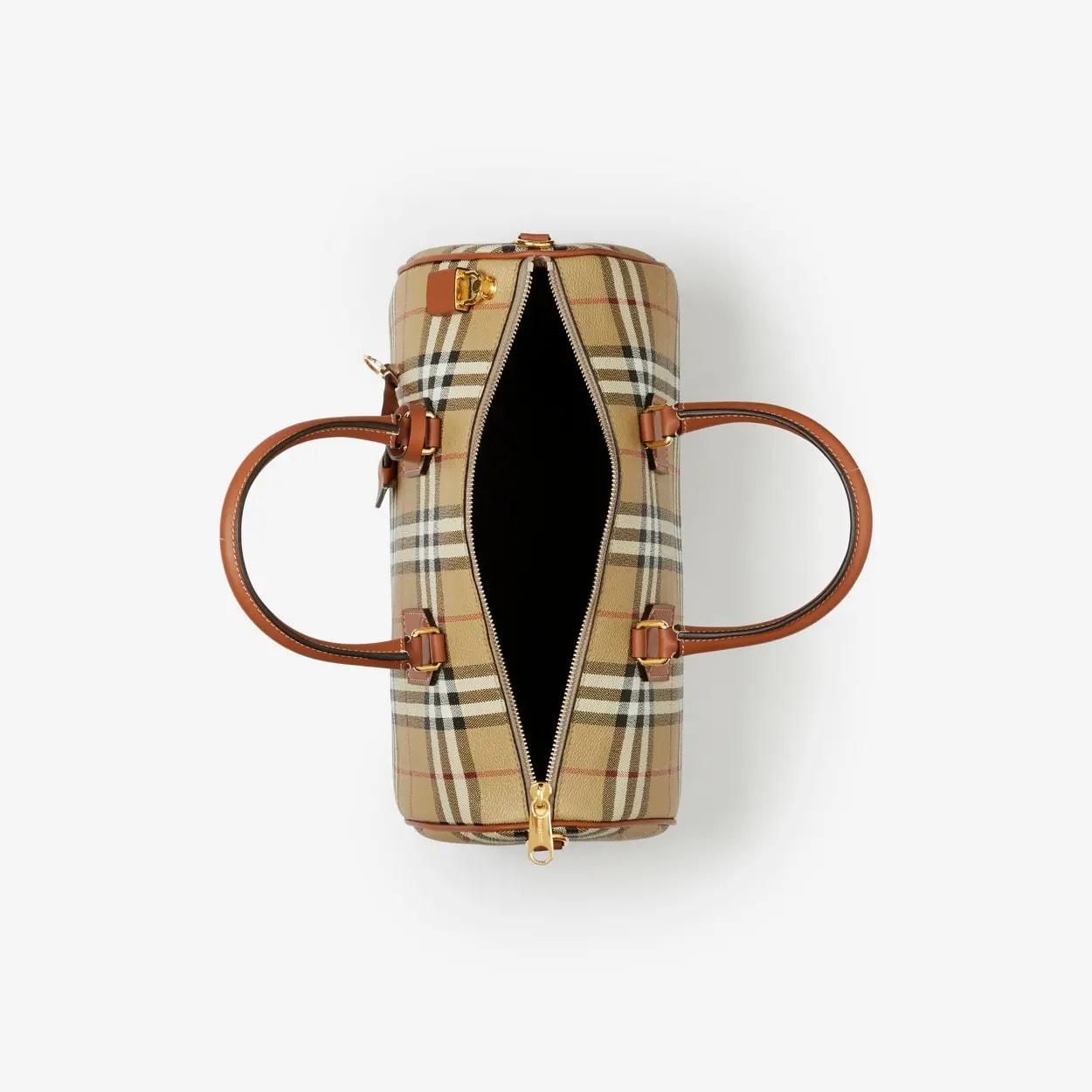 Túi Burberry Check Medium Bowling 'Archive Beige' 80713551 — ảnh 4