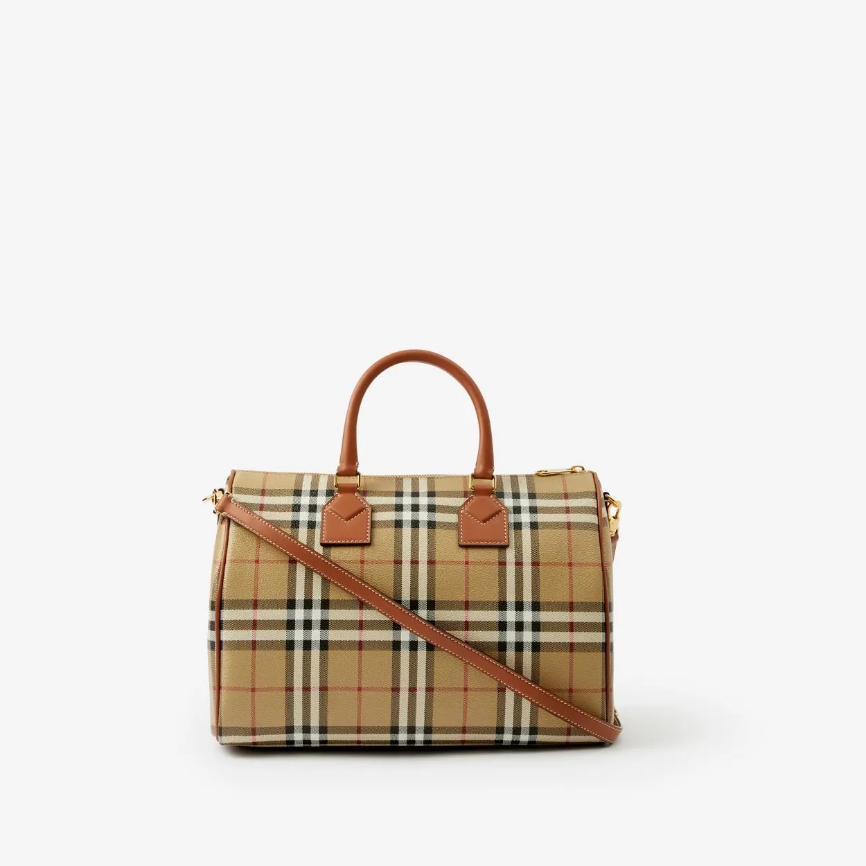 Túi Burberry Check Medium Bowling 'Archive Beige' 80713551 — ảnh 3