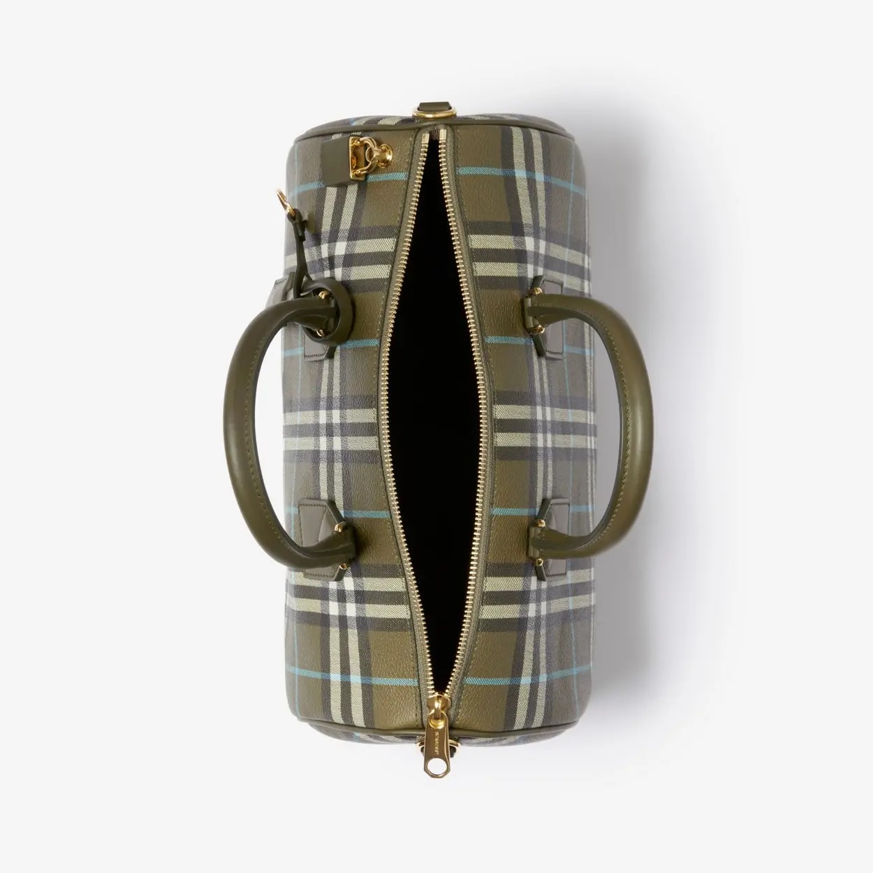 Túi Burberry Check Medium Bowling Bag 'Olive Green' 80745111 — ảnh 3