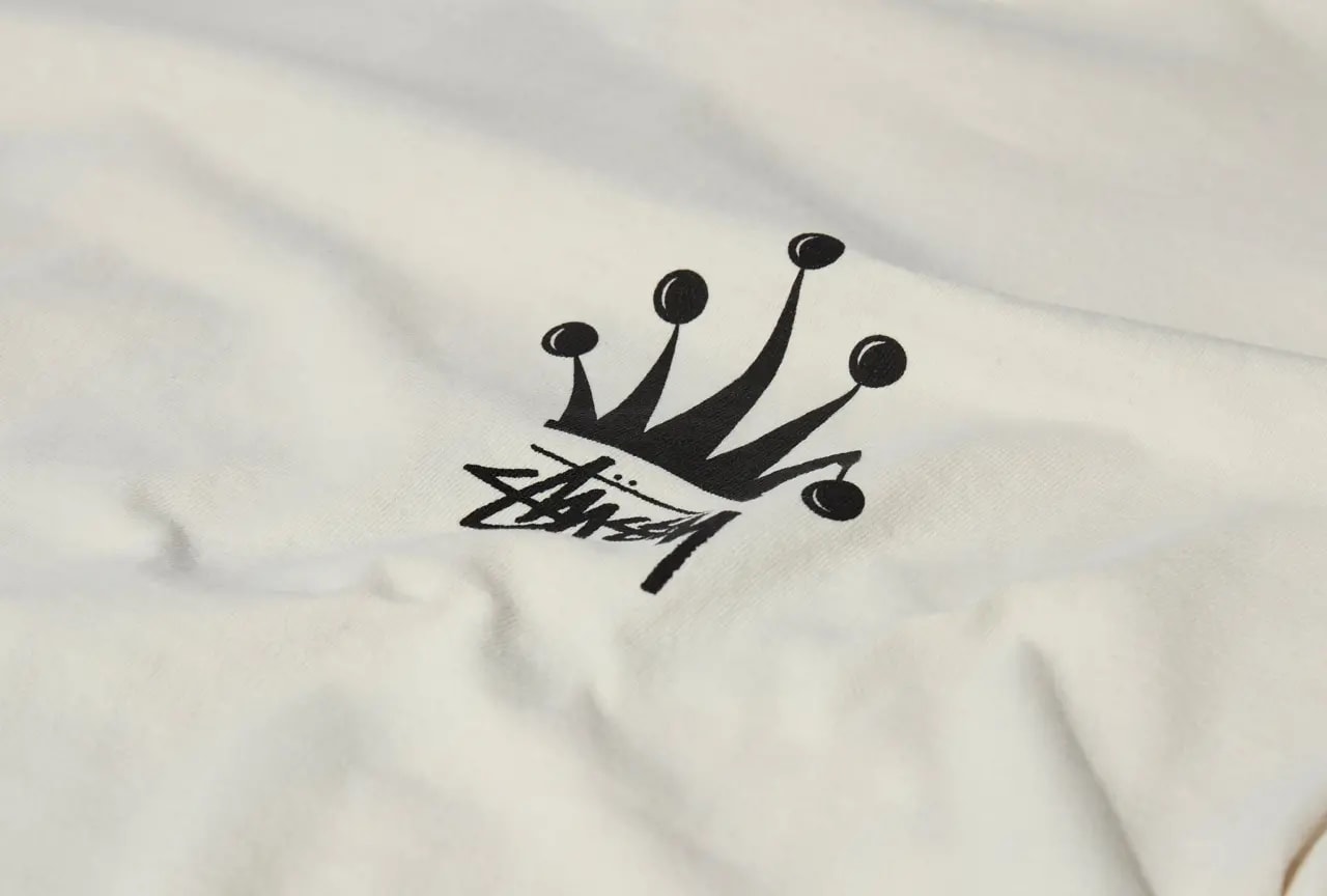 Áo Stussy Regal Crown Pigment Dyed Tee 'White' — ảnh 2