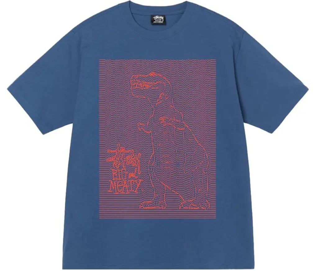 Áo Stussy Dots & Loops Tee 'Midnight' — kich-thuoc: M