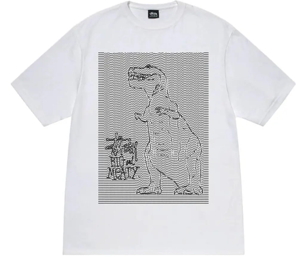 Áo Stussy Dots & Loops Tee 'White' — kich-thuoc: L