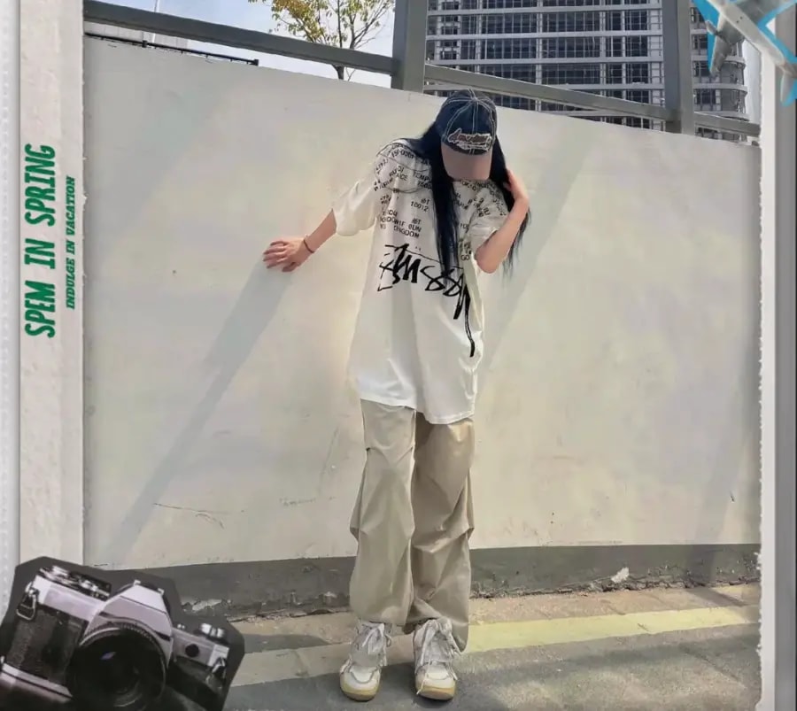 Áo Stussy Locations Tee Pigment Dyed 'White' — ảnh 3