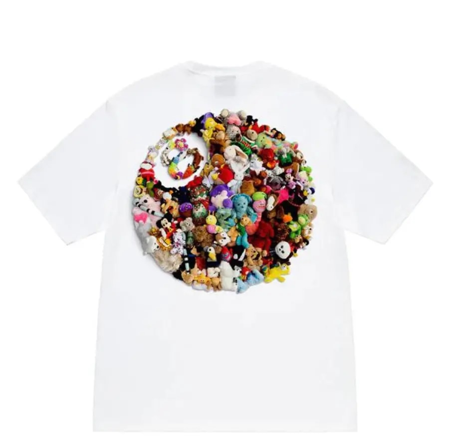 Áo Stussy Plush Tee 'White' — ảnh 4