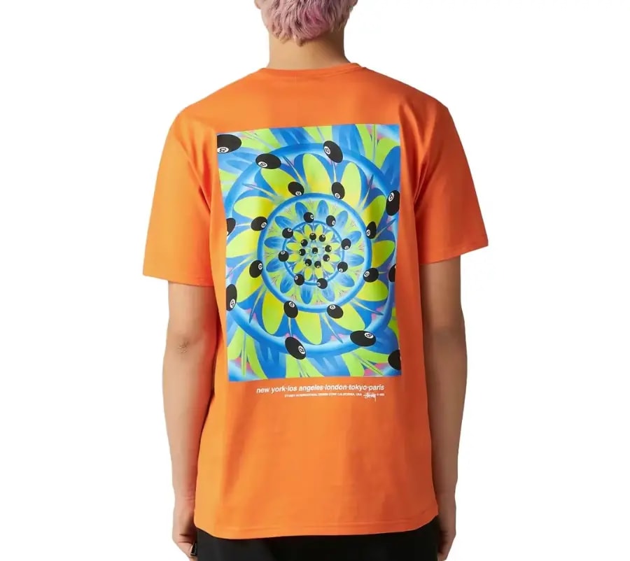 Áo Stussy Rabbit Hole Tee 'Coral' — ảnh 2