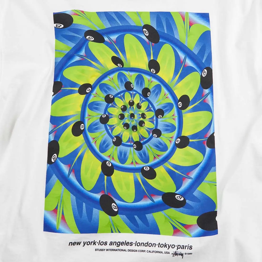 Áo Stussy Rabbit Hole Tee 'White' — ảnh 3