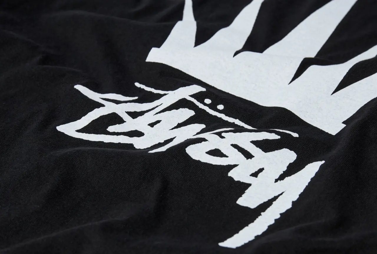 Áo Stussy Regal Crown Tee Pigment Dyed 'Black' — ảnh 2