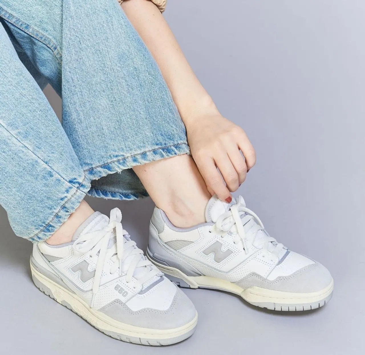 Giày New Balance 550 'White Grey' BB550NEA — ảnh 2
