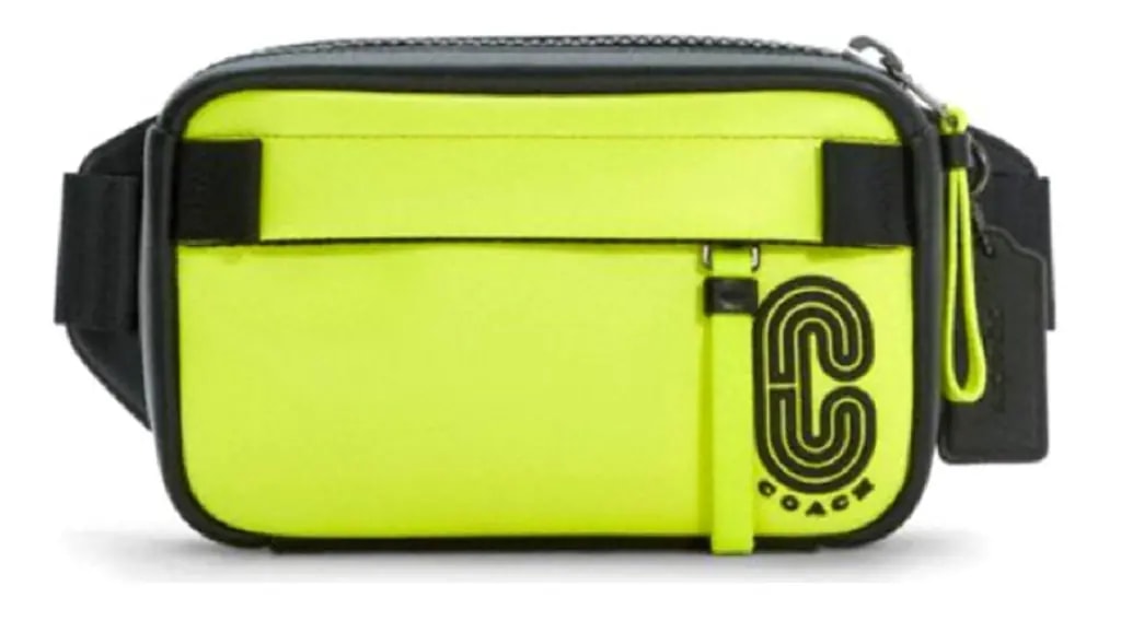 Túi Coach Outlet Mini Edge Leather Body Bag 'Yellow' C5436-QBDNH