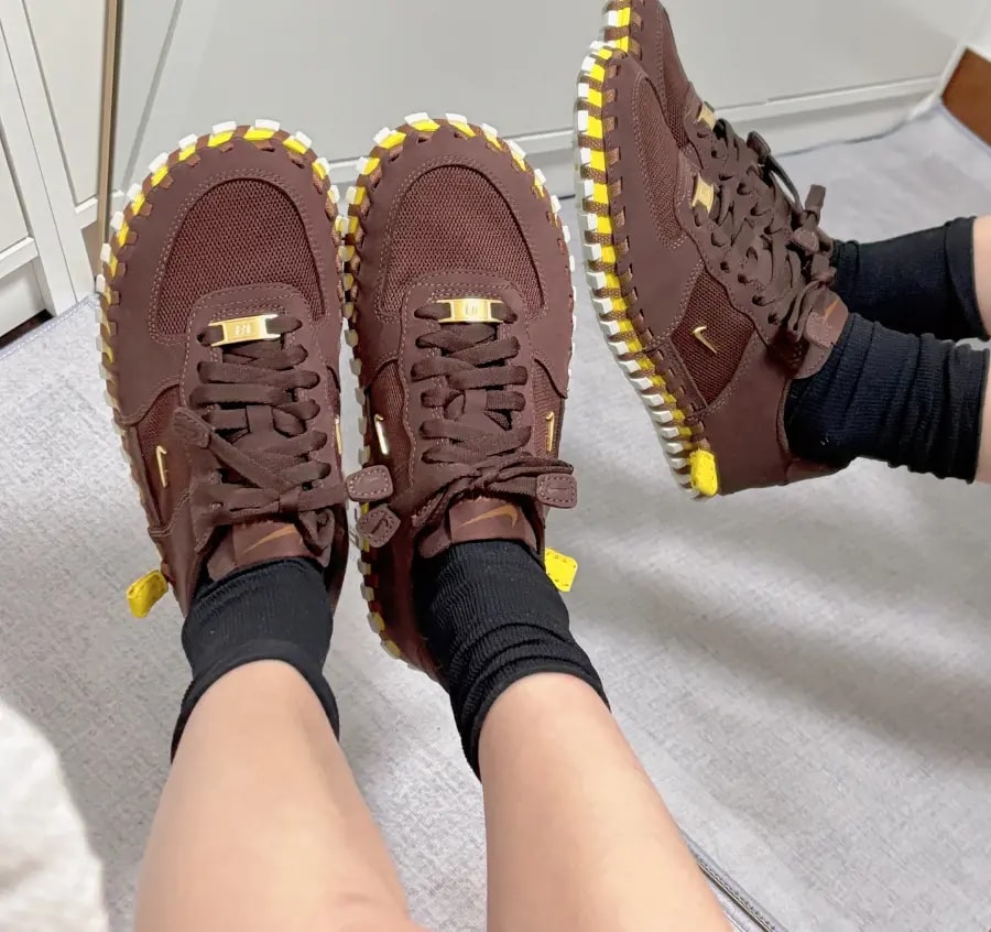 Giày Nike J Force 1 Low LX SP x Jacquemus 'Earth' DR0424-200 — ảnh 3