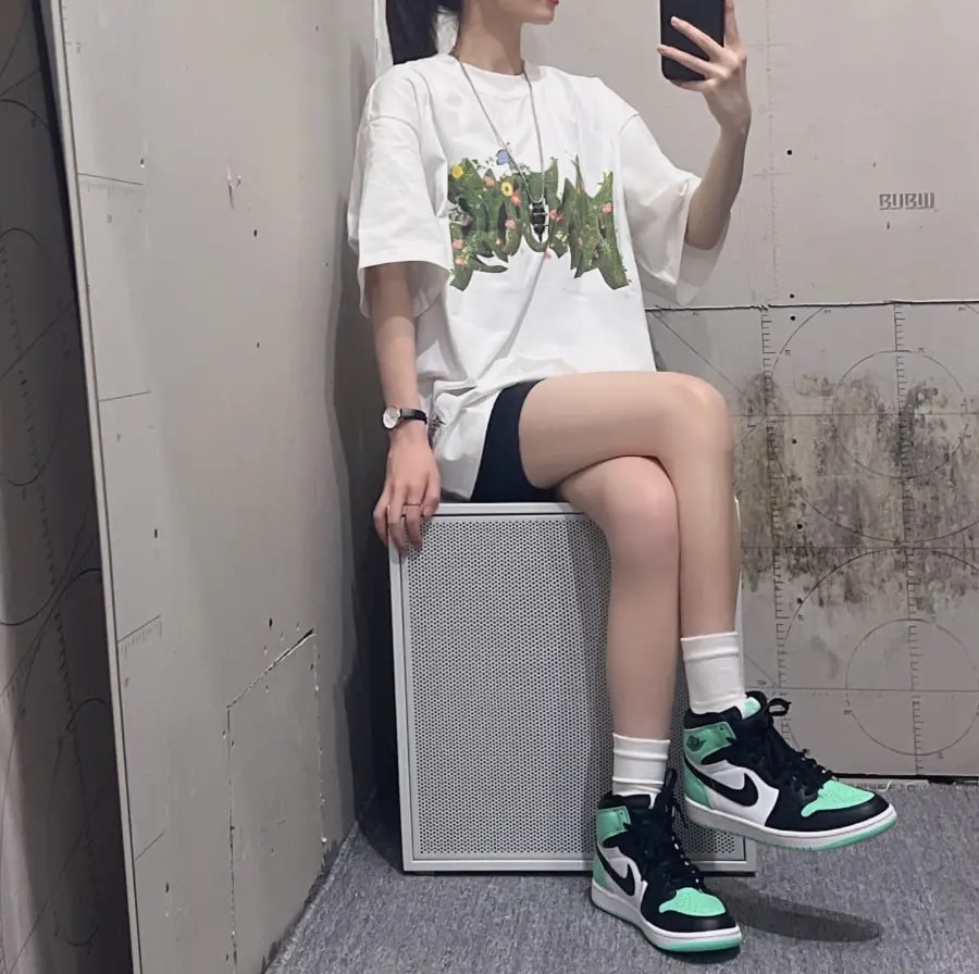 Giày Nike Air Jordan 1 Retro High 'Green Glow' DZ5485-130 — ảnh 3
