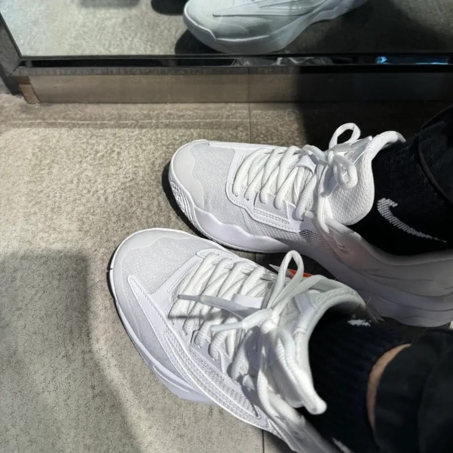 Giày Nike Giannis Immortality 3 'Triple White' DZ7533-102 — ảnh 3