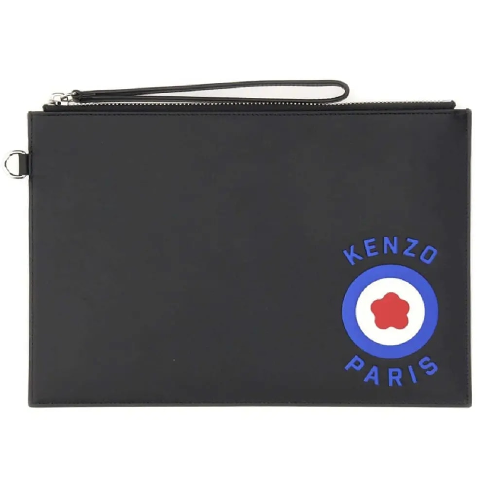 Túi Kenzo Target Large Leather Purse 'Black' FD65PM722L44-99