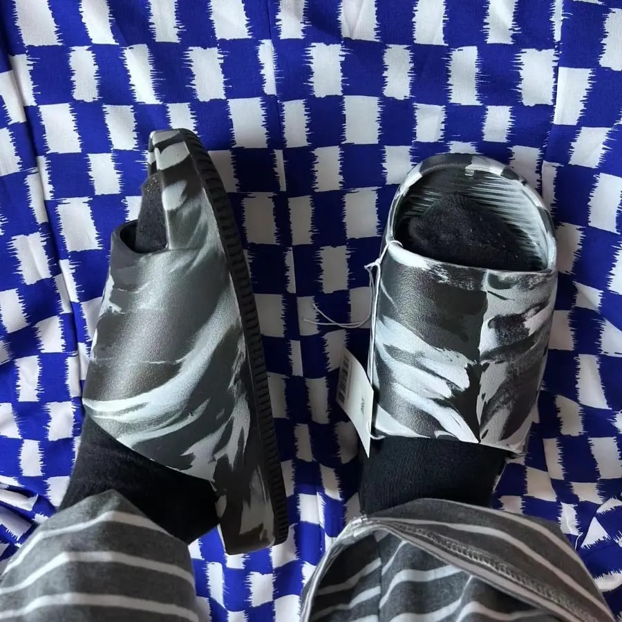 Dép Nike Calm SE Slide 'Black Marbled' FV5637-001 — ảnh 2