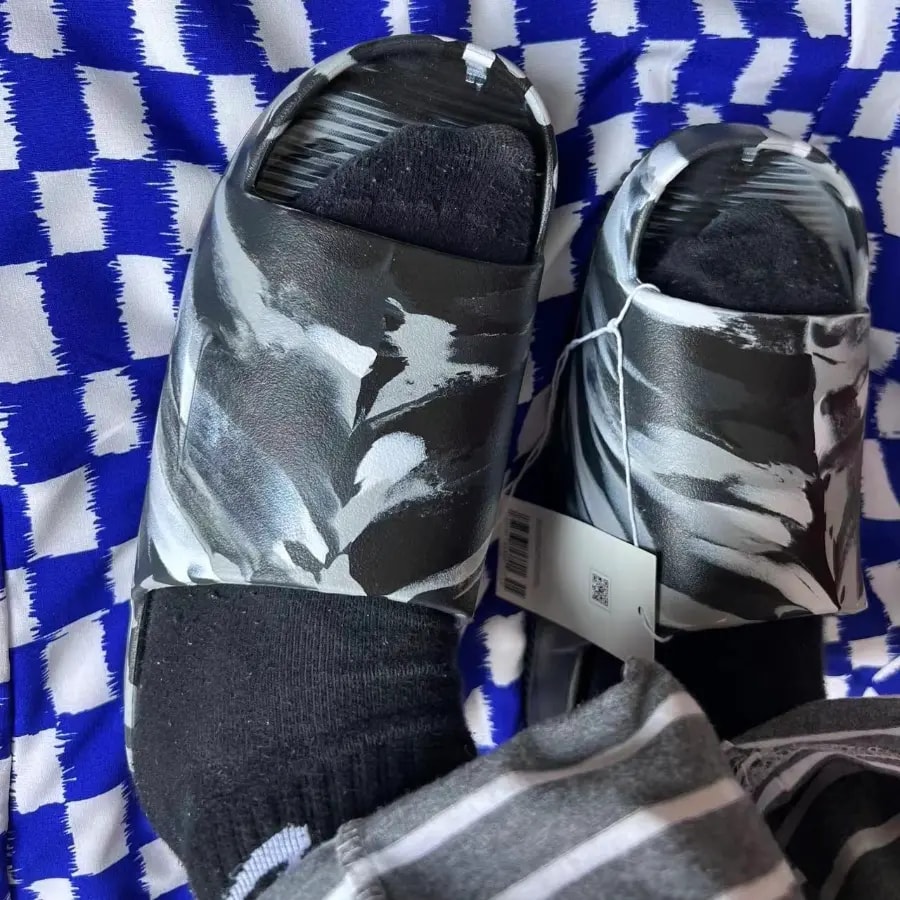Dép Nike Calm SE Slide 'Black Marbled' FV5637-001 — ảnh 4