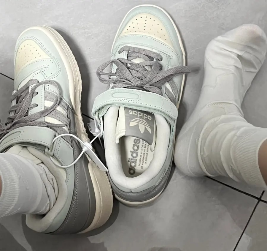 Giày Adidas Forum 84 Low 'Linen Green' FZ6298 — ảnh 5
