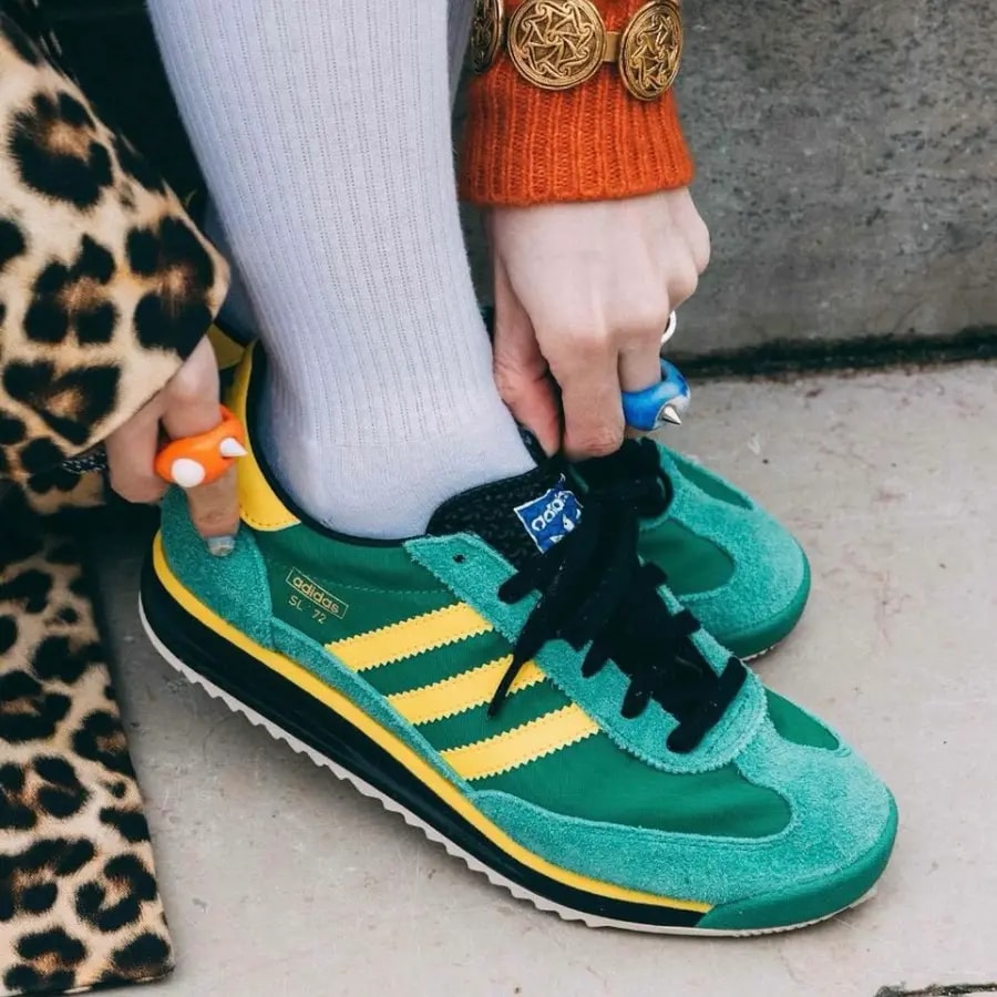Giày Adidas SL72 RS 'Green Yellow' IG2133 — ảnh 3
