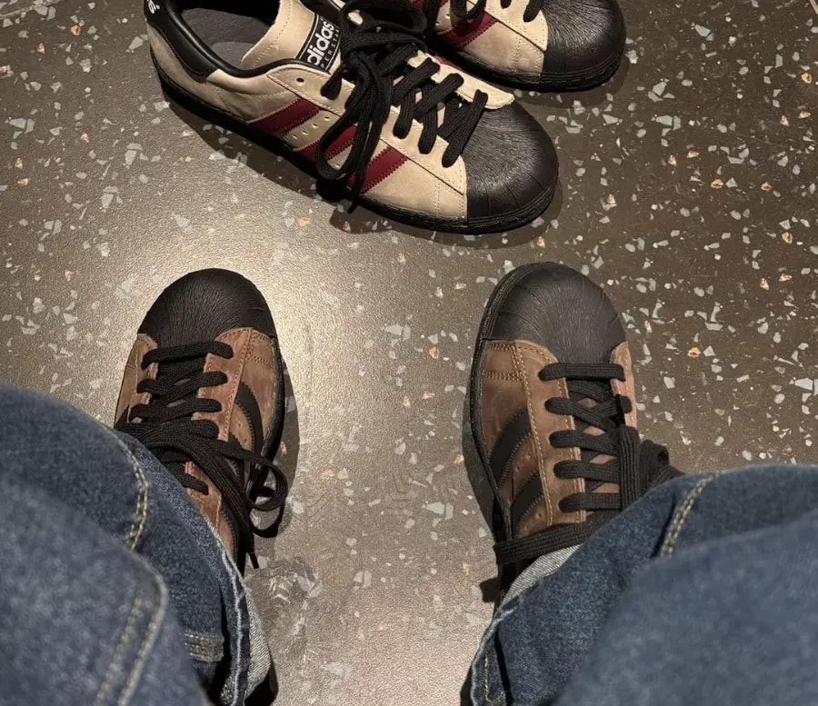 Giày Adidas Superstar 82 'Black Brown' IF9034 — ảnh 4