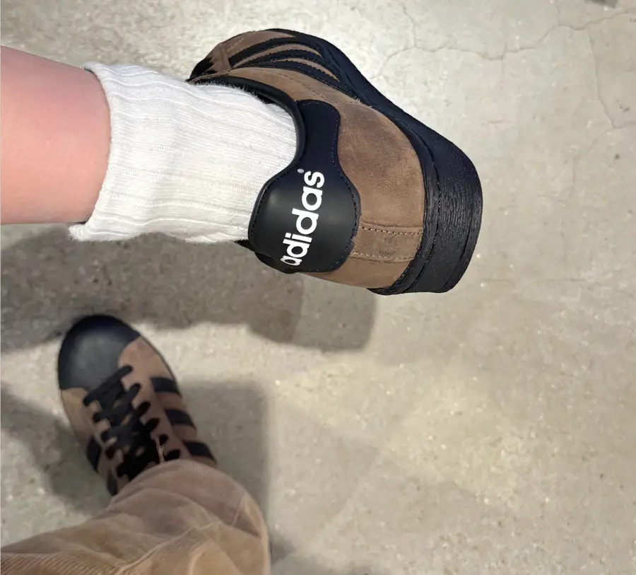 Giày Adidas Superstar 82 'Black Brown' IF9034 — ảnh 5